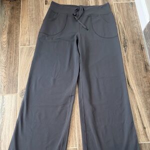Lululemon Still Pant Wide Leg, Size 8, 30” inseam, Graphite Gray